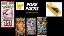 Load image into Gallery viewer, Poke Packs Box Gold Edition April
