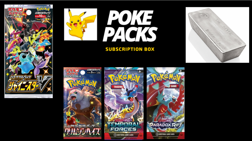 Poke Packs Box Silver Edition April